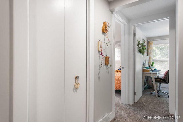 3255 Prairie St SW, Grandville, MI 49418 - corridor with carpet and a desk
