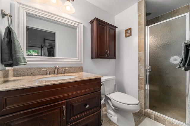 4729 Curtis Ln, Clarkston, MI 48346 - bathroom featuring vanity and a shower stall