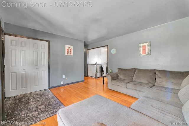 34060 Avondale St, Westland, MI 48186 - living area with wood finished floors and baseboards