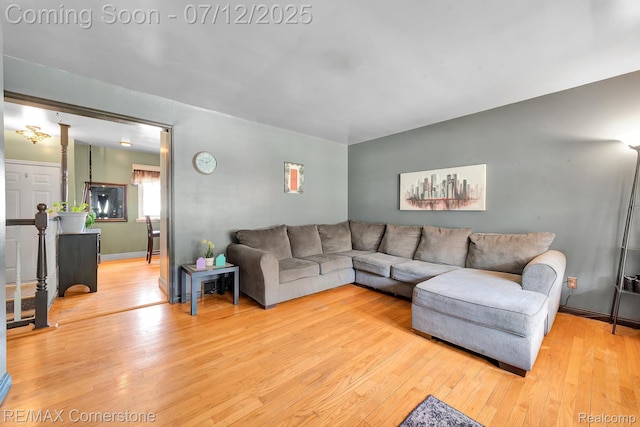 34060 Avondale St, Westland, MI 48186 - living room featuring wood finished floors