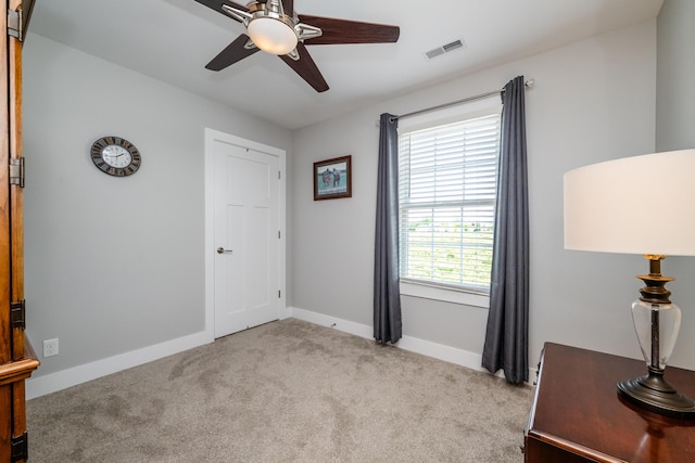 4785 Lauren Ln, Saint Joseph, MI 49085 - unfurnished office featuring a ceiling fan and carpet