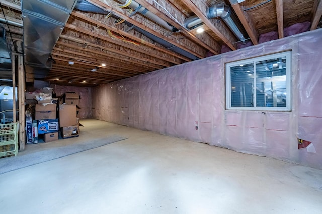 4785 Lauren Ln, Saint Joseph, MI 49085 - view of unfinished basement