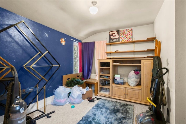 3658 Lake Harbor Rd, Norton Shores, MI 49441 - carpeted bedroom with lofted ceiling