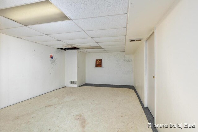 5640 Kraft Ave SE, Grand Rapids, MI 49512 - finished basement with a drop ceiling
