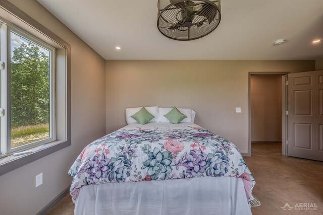 4646 Lehman Rd, West Branch, MI 48661 - bedroom featuring recessed lighting and baseboards