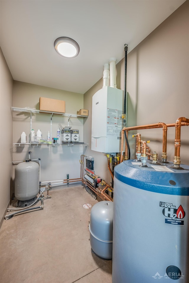 4646 Lehman Rd, West Branch, MI 48661 - utilities with gas water heater and water heater