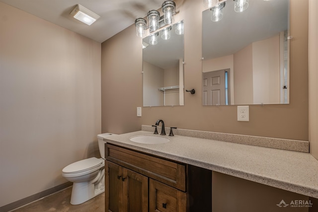 4646 Lehman Rd, West Branch, MI 48661 - bathroom with vanity and toilet