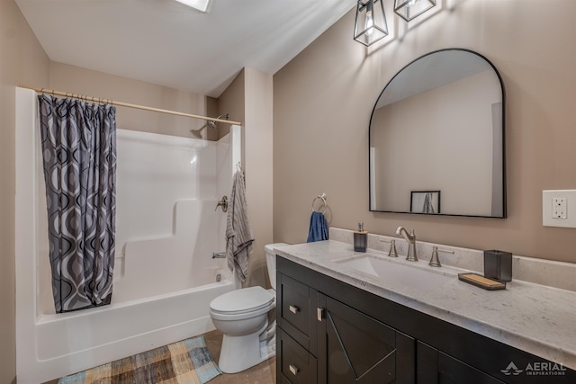 4646 Lehman Rd, West Branch, MI 48661 - bathroom featuring vanity and shower / tub combo with curtain