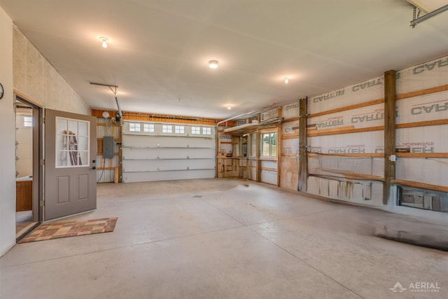 4646 Lehman Rd, West Branch, MI 48661 - garage featuring electric panel