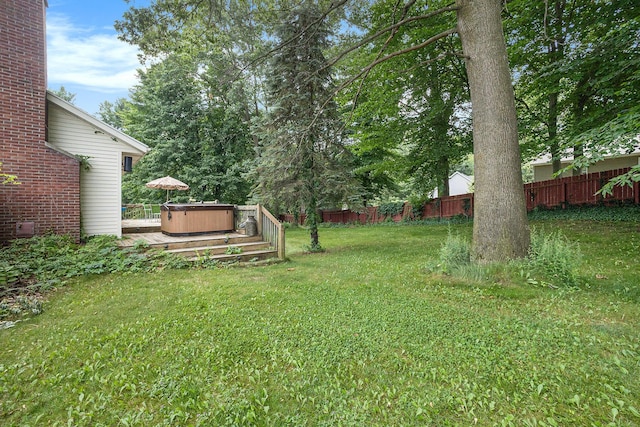 1972 Red Pine Dr, Dorr, MI 49323 - view of yard with a deck