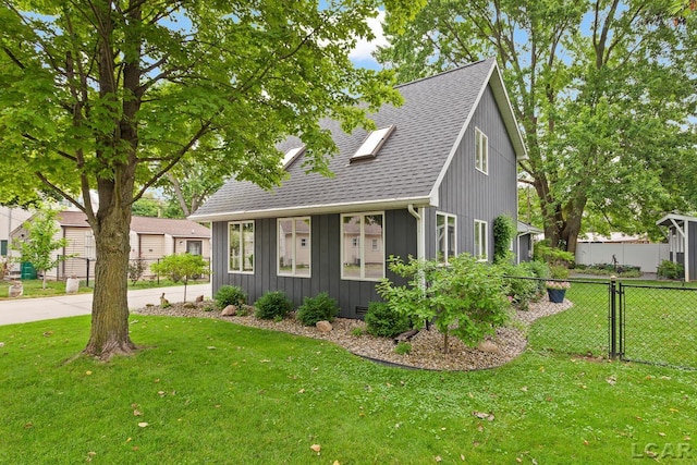 3129 Oakshade Dr, Manitou Beach, MI 49253 - view of front of house with roof with shingles and board and batten siding