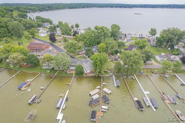3129 Oakshade Dr, Manitou Beach, MI 49253 - aerial view of property and surrounding area with a nearby body of water and nearby suburban area