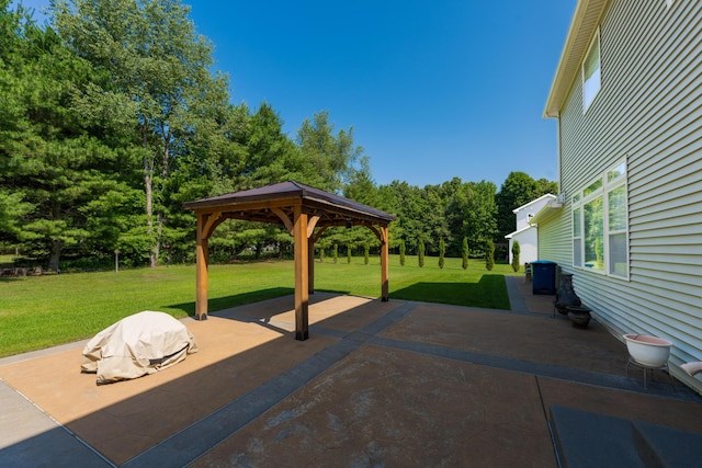 7226 Breton Woods Ct, Kalamazoo, MI 49009 - view of patio / terrace featuring a gazebo