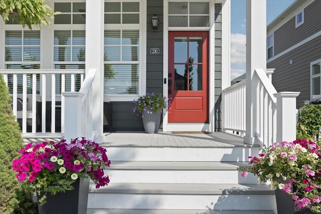 230 Cavelier Ave, Saint Joseph, MI 49085 - property entrance with covered porch
