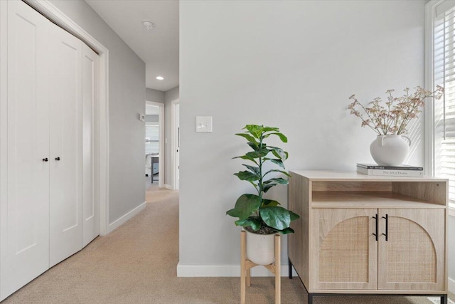 230 Cavelier Ave, Saint Joseph, MI 49085 - hall featuring carpet flooring and recessed lighting