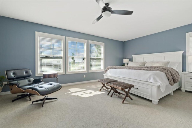 230 Cavelier Ave, Saint Joseph, MI 49085 - bedroom featuring light colored carpet and a ceiling fan