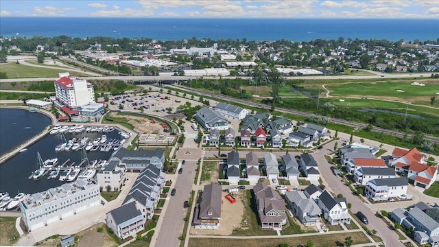 230 Cavelier Ave, Saint Joseph, MI 49085 - aerial view of property and surrounding area with a large body of water
