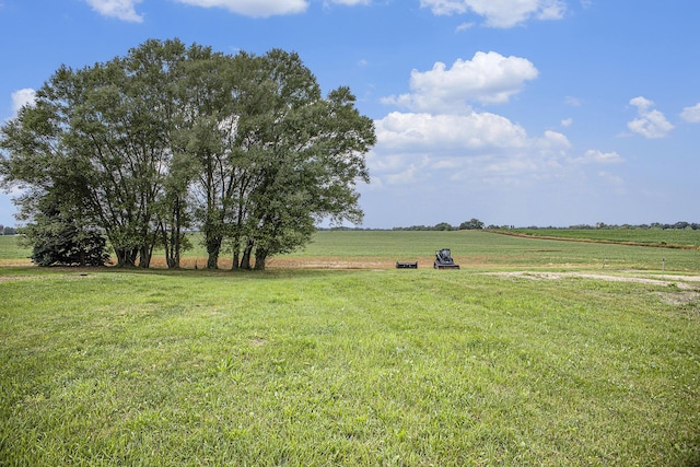 238 Maple Rd, Quincy, MI 49082 - view of green lawn with a rural view