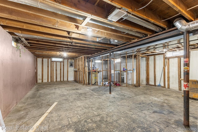 496 Lenoir Ave, River Rouge, MI 48218 - view of unfinished basement
