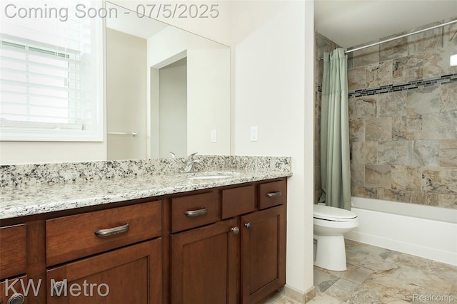 3666 Phillips Ave, Berkley, MI 48072 - full bathroom featuring vanity and shower / bathtub combination with curtain