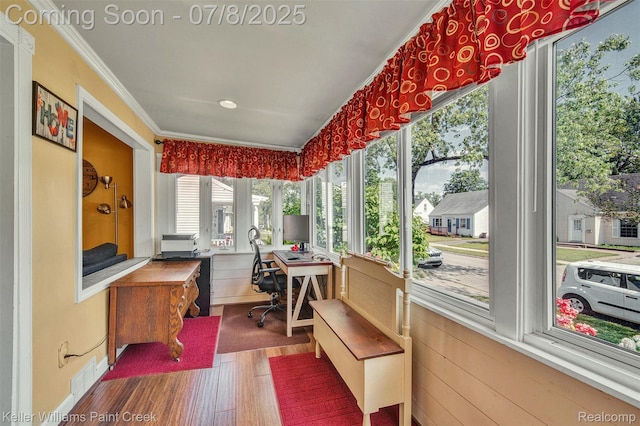 1726 Oxford Rd, Berkley, MI 48072 - view of sunroom / solarium