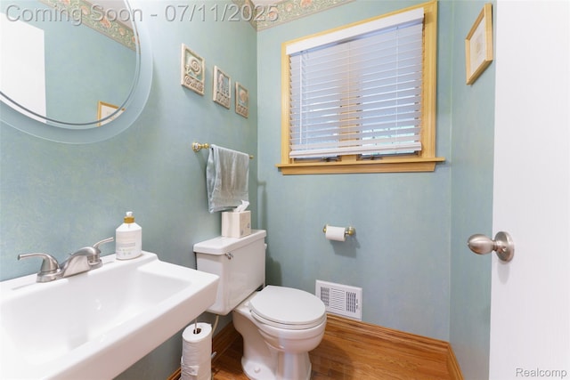 8527 Congress Dr, Canton, MI 48187 - bathroom with a sink and wood finished floors