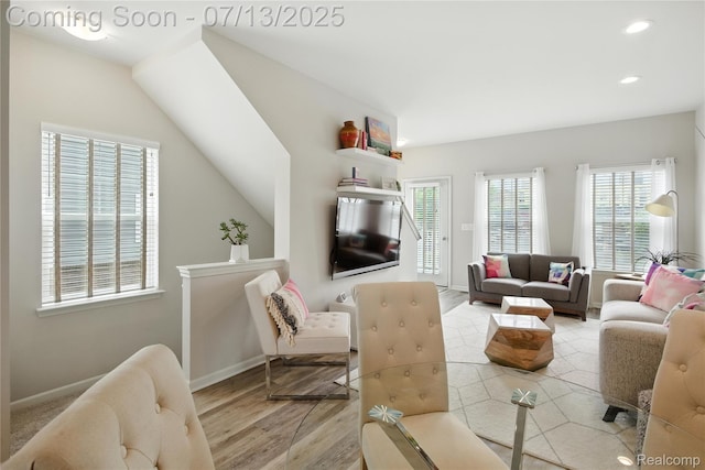 3317 Parkways Blvd, Auburn Hills, MI 48326 - living room featuring light wood-style flooring, plenty of natural light, and recessed lighting
