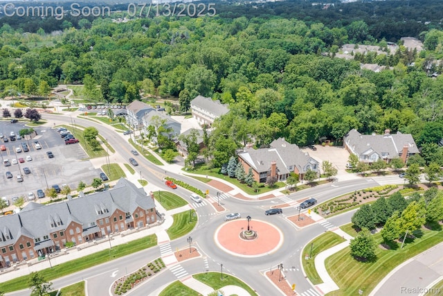 3317 Parkways Blvd, Auburn Hills, MI 48326 - drone / aerial view of a heavily wooded area