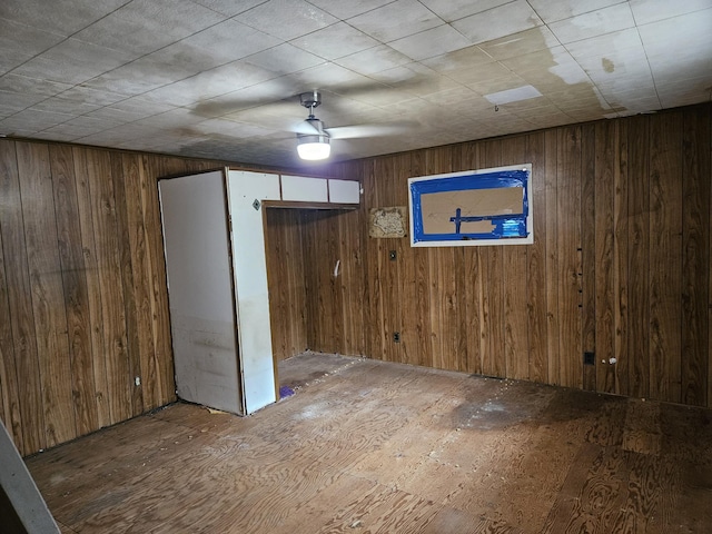2768 W Winston Rd, Rothbury, MI 49452 - finished below grade area featuring wood walls