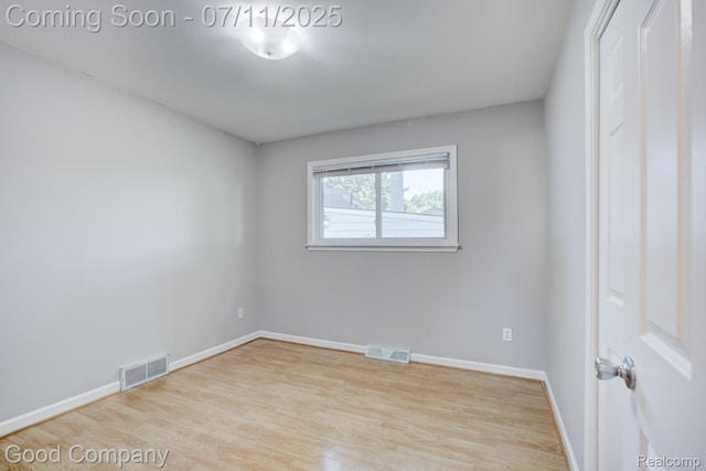 2416 Bonner St, Ferndale, MI 48220 - unfurnished room featuring wood finished floors and baseboards
