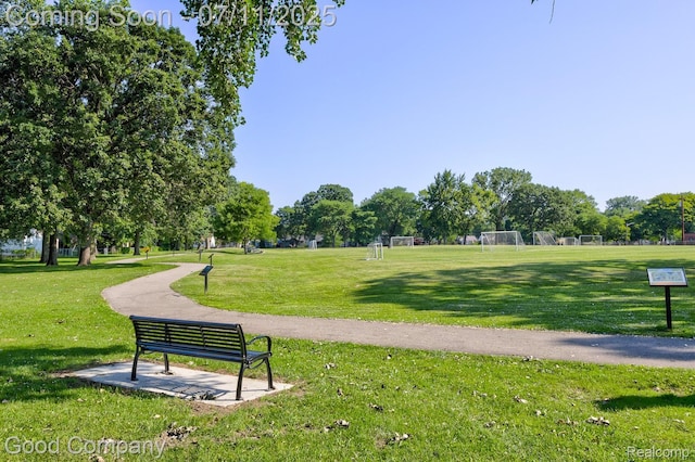 2416 Bonner St, Ferndale, MI 48220 - view of community with an area for soccer