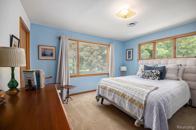 6400 N Rochester Rd, Rochester Hills, MI 48306 - bedroom featuring baseboards and light colored carpet