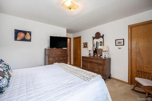 6400 N Rochester Rd, Rochester Hills, MI 48306 - bedroom with light carpet and baseboards