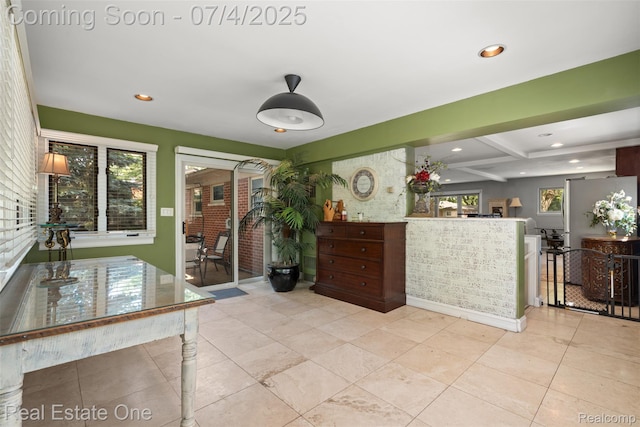 17022 Marguerite St, Beverly Hills, MI 48025 - reception area with recessed lighting