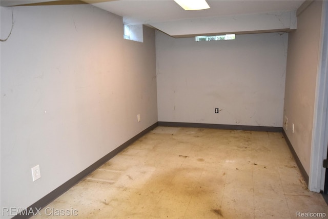 22150 Beverly St, Oak Park, MI 48237 - below grade area featuring baseboards