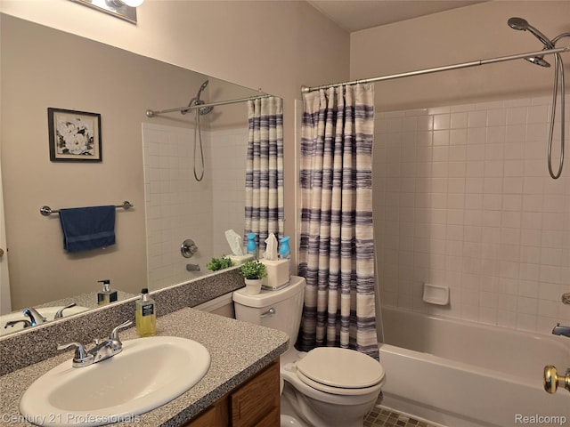 37329 Amhurst Dr Unit 23, Westland, MI 48185 - full bathroom with vanity and shower / bath combination with curtain