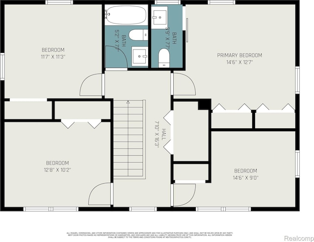 3596 Hunt Rd, Lapeer, MI 48446 - view of floor plan / room layout