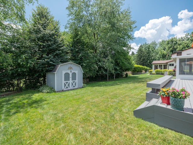 1627 Whitby Ave, Portage, MI 49024 - view of yard with a storage shed