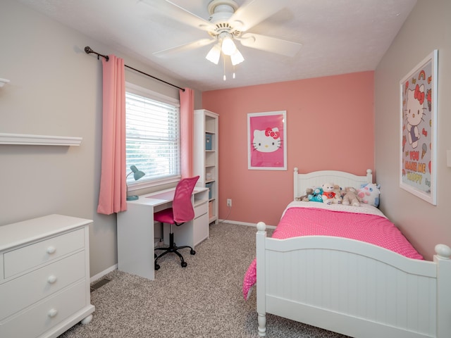 1627 Whitby Ave, Portage, MI 49024 - bedroom with carpet flooring and a ceiling fan