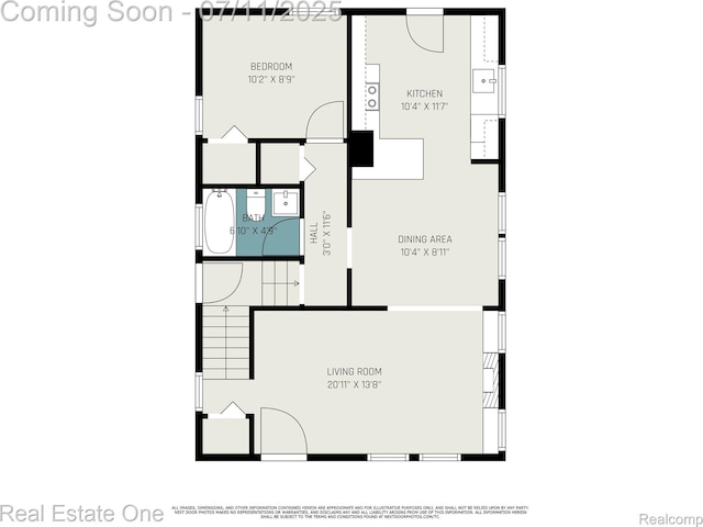 271 College St, Southfield, MI 48220 - view of floor plan / room layout