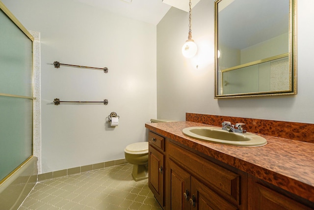 45745 County Road 652, Mattawan, MI 49071 - full bathroom with vanity and combined bath / shower with glass door