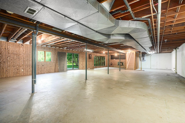 45745 County Road 652, Mattawan, MI 49071 - basement featuring stairs
