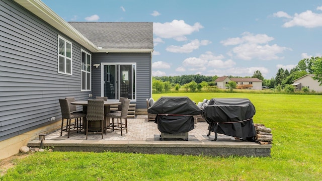 3850 Diuble Rd, Ann Arbor, MI 48103 - view of patio with area for grilling