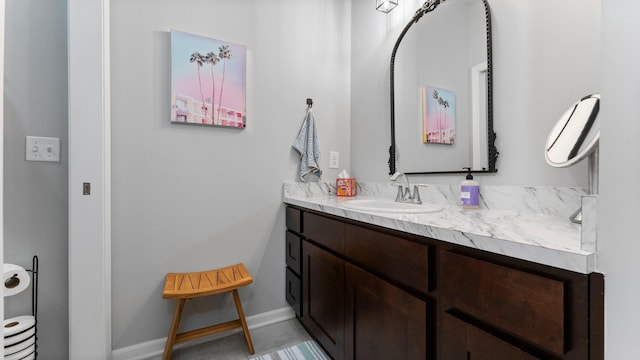 3850 Diuble Rd, Ann Arbor, MI 48103 - bathroom with vanity and baseboards