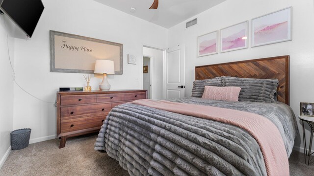 3850 Diuble Rd, Ann Arbor, MI 48103 - bedroom featuring carpet and ceiling fan
