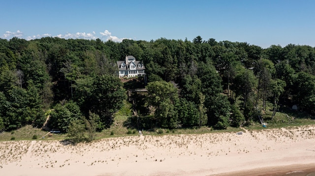 4569 N Ridge Rd, Mears, MI 49436 - view of wooded area