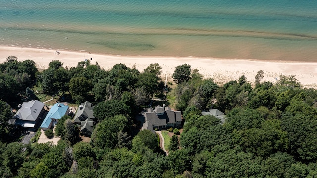 4569 N Ridge Rd, Mears, MI 49436 - drone / aerial view of expansive coastline