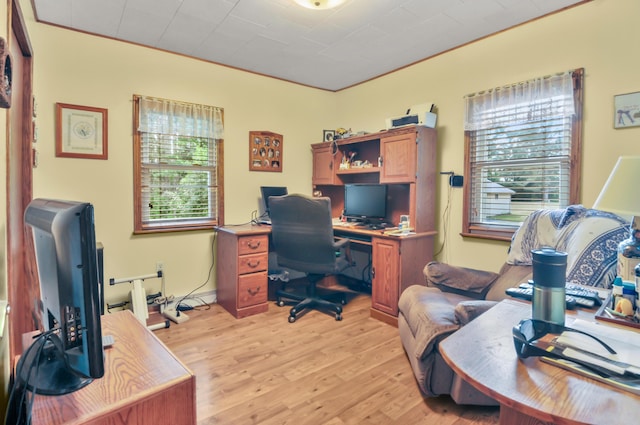 3914 135th Ave, Hersey, MI 49639 - office space featuring healthy amount of natural light and light wood-type flooring