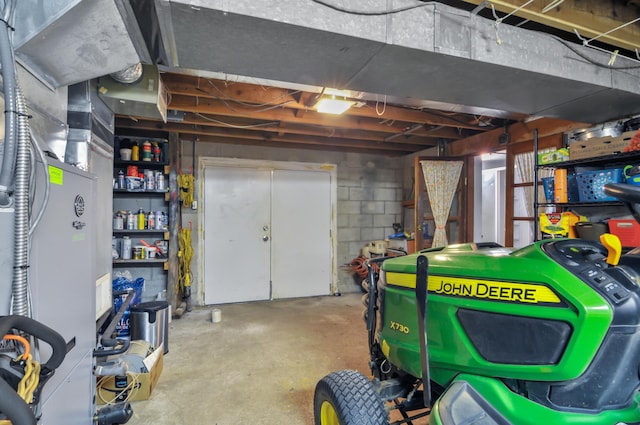 3914 135th Ave, Hersey, MI 49639 - view of unfinished below grade area