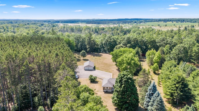 3914 135th Ave, Hersey, MI 49639 - view from above of property with a forest